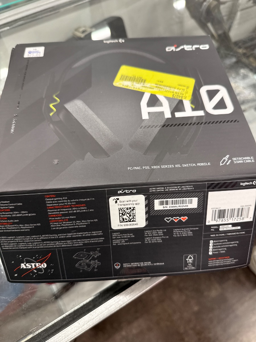 Logitech Astro A10 Gaming Headset