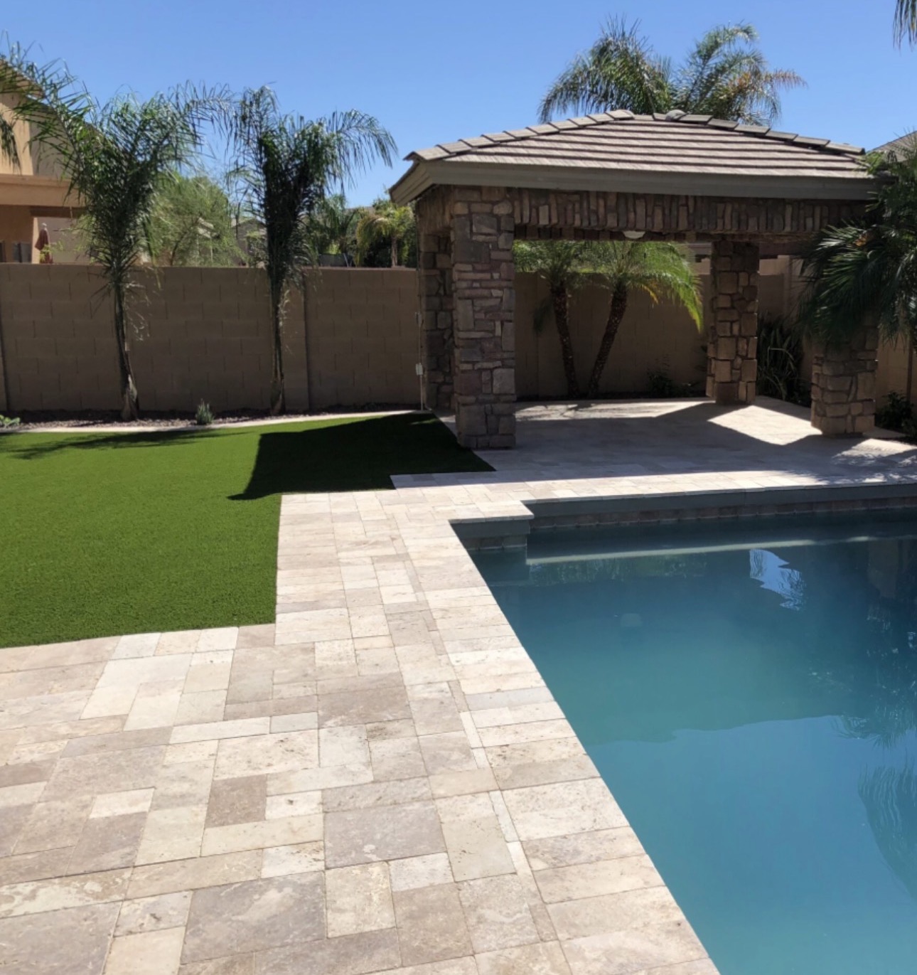 Pool Area Hardscape