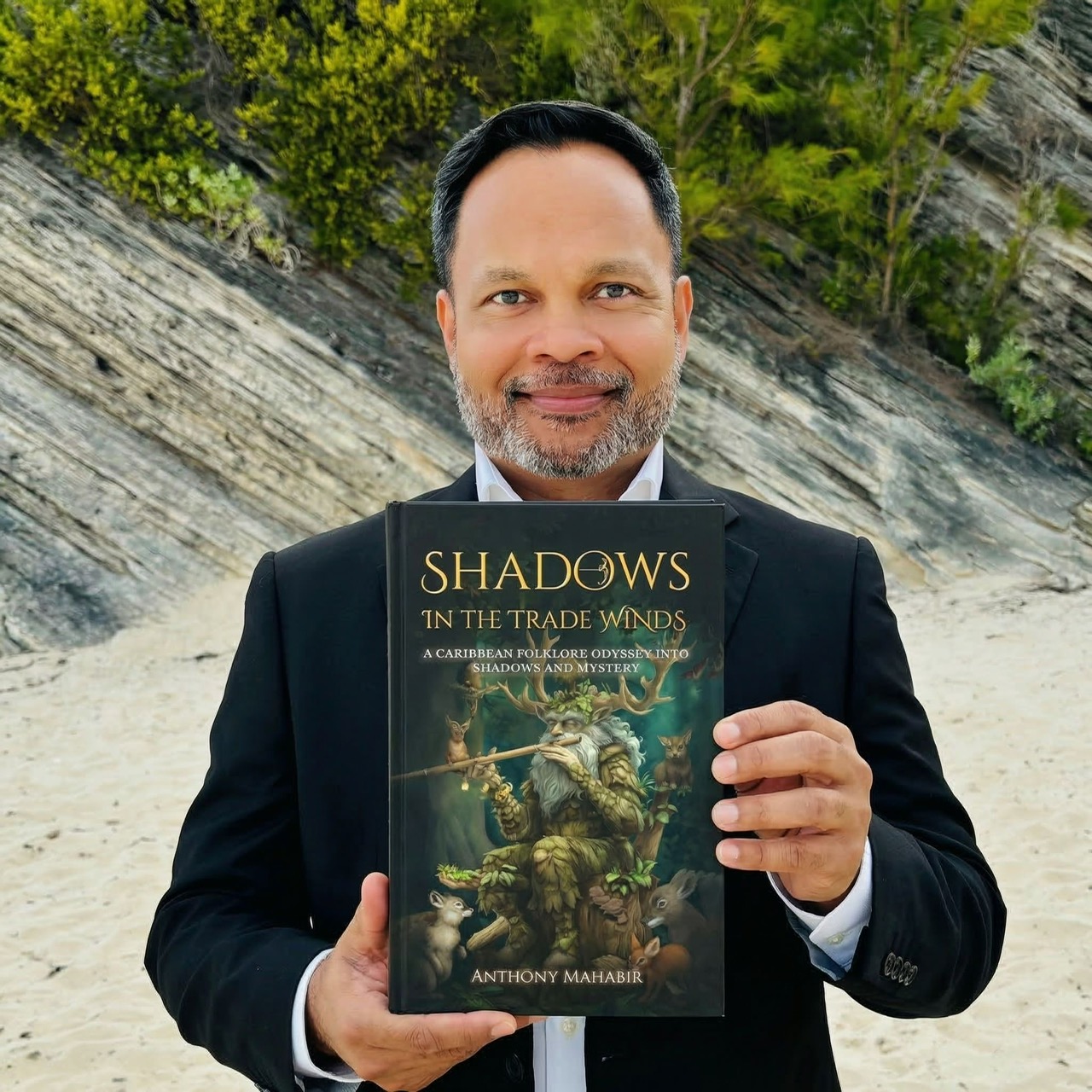 Anthony Mahabir, author of Shadows In The Trade Winds