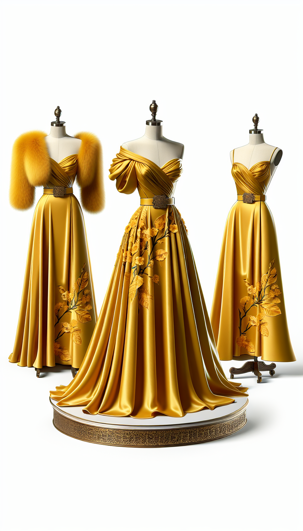 Breadfruit Ulu Gown - Sunshine Yellow
