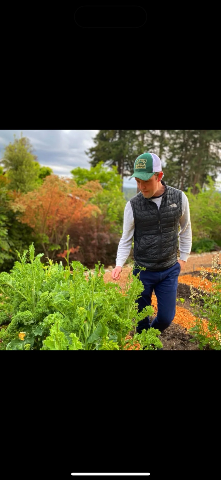 Chef Ryan McLaughlin at golden hour in Ojai — private dining California