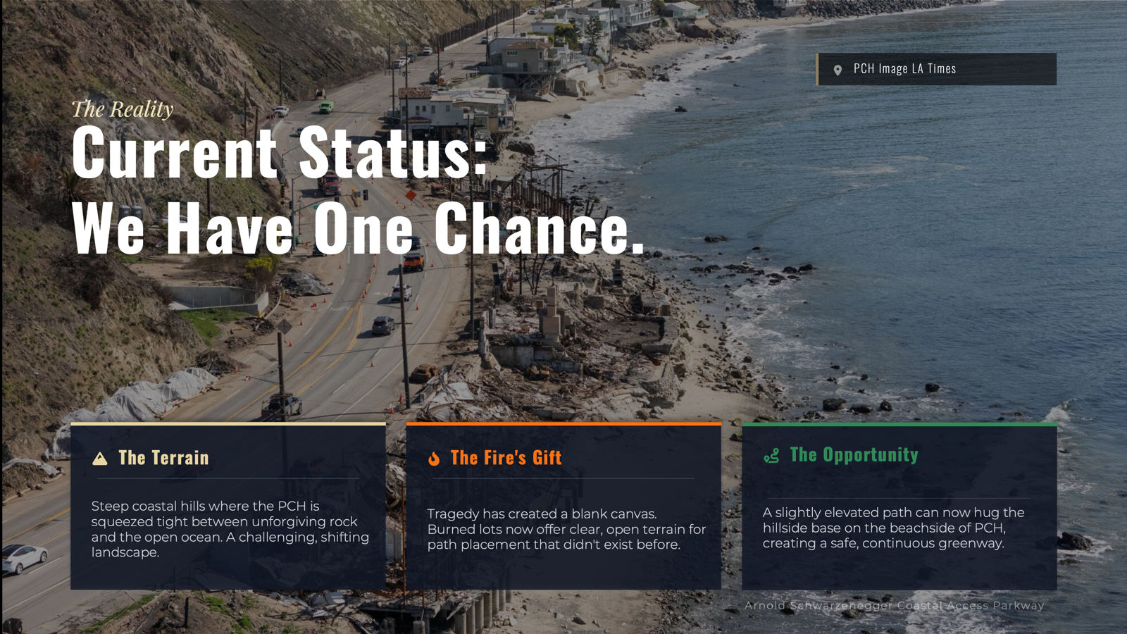 PCH fire damage — We have one chance. The clock is running.
