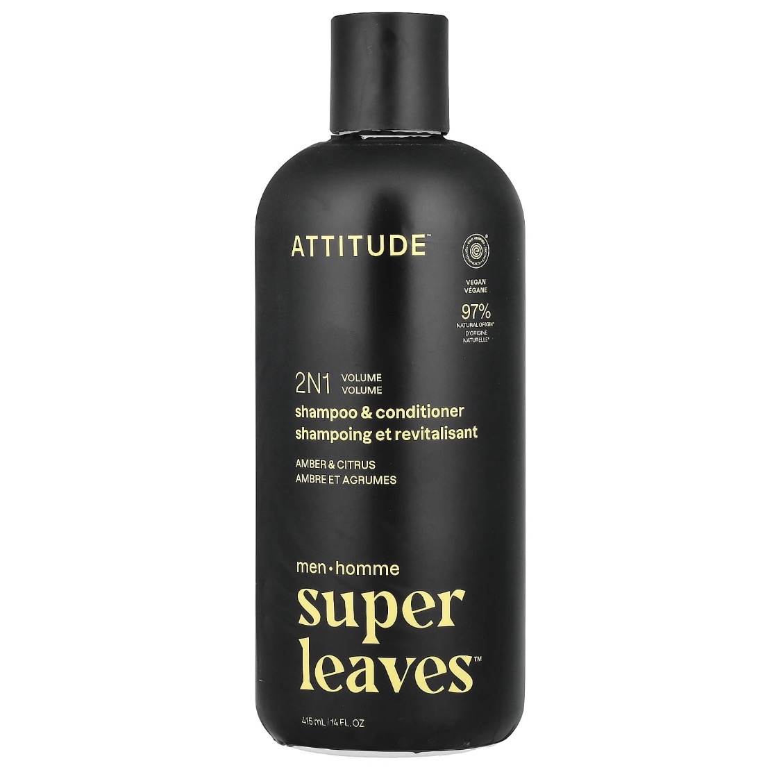 ATTITUDE Super Leaves Men 2-in-1 shampoo