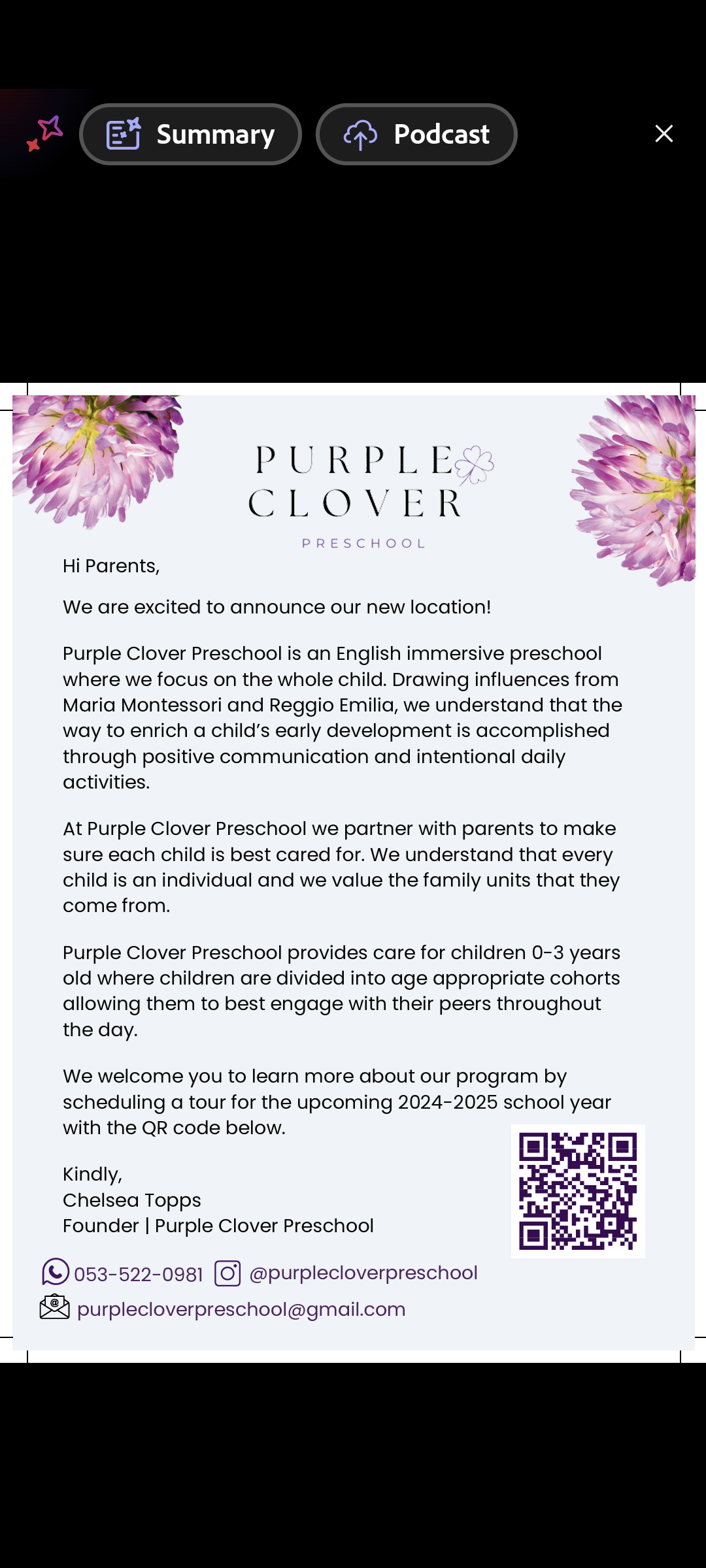 Purple Clover Preschool