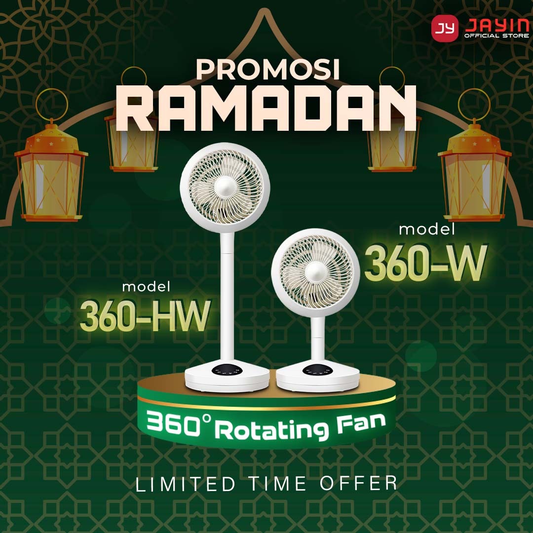 JAYIN 360 Fan - Kedua-dua model promosi Ramadan