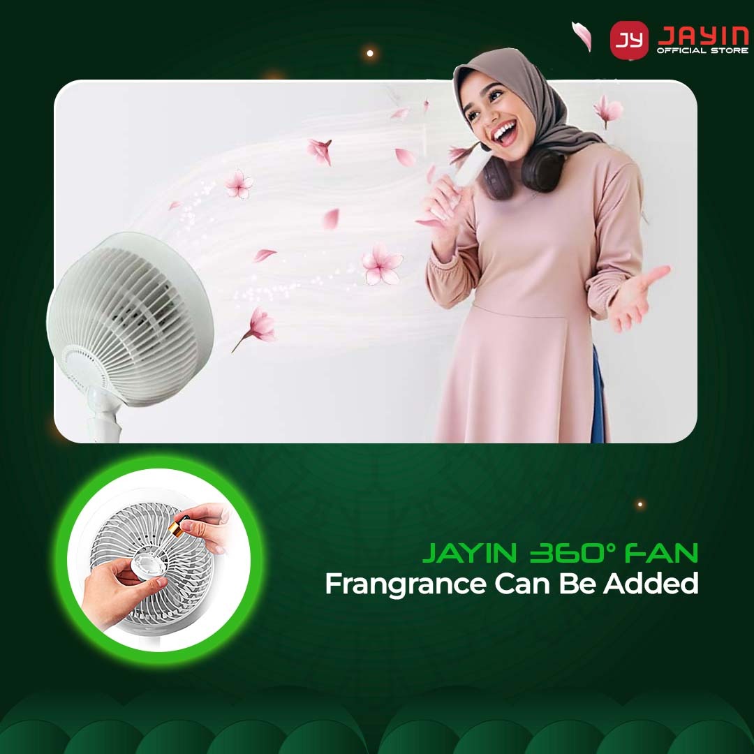 JAYIN 360 Fan - Ciri wangian minyak pati