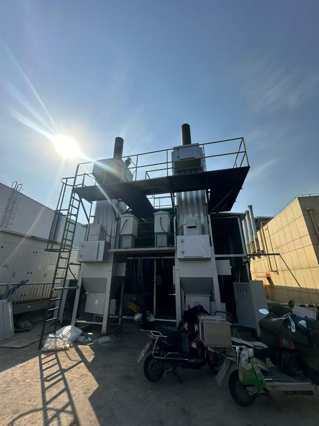Jayin Engineering Dust Collector — industrial biomass operation