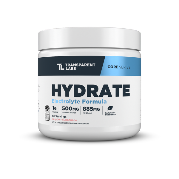 Transparent Labs Hydrate Electrolytes
