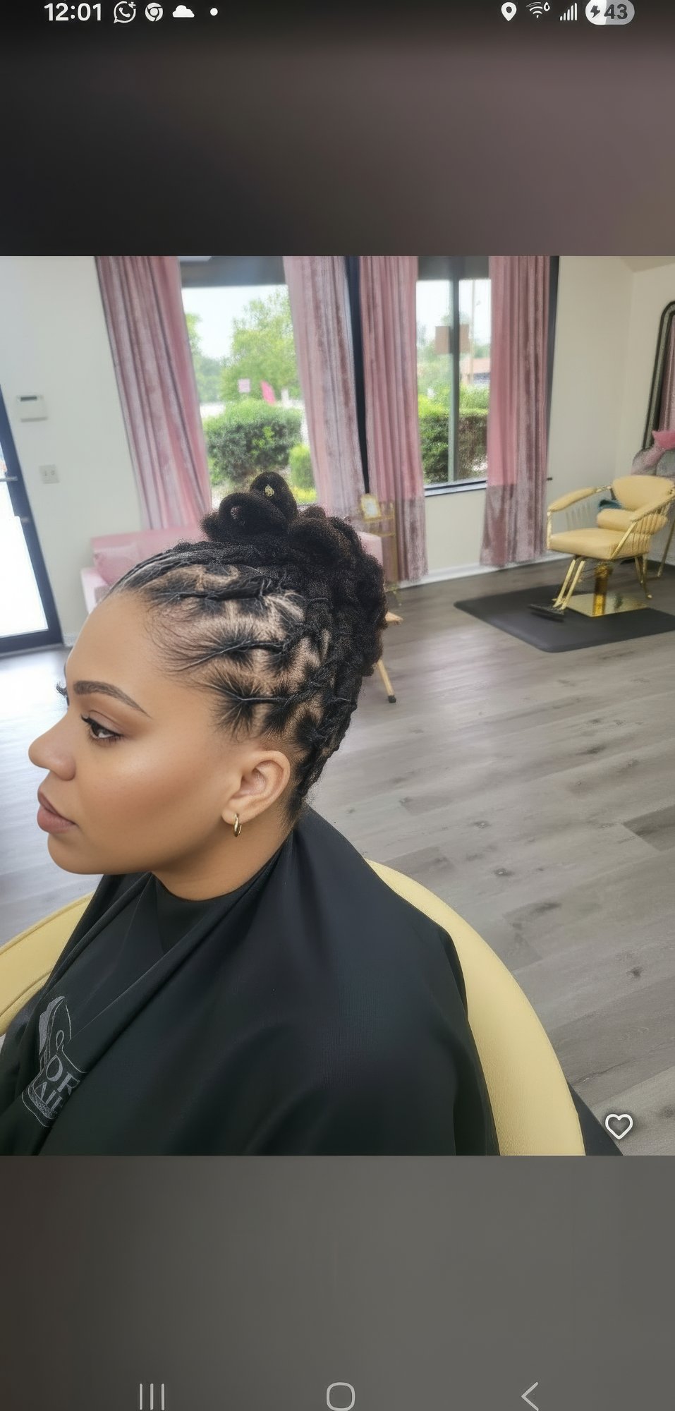 Loc style portfolio at Sinkor Beauty Salon