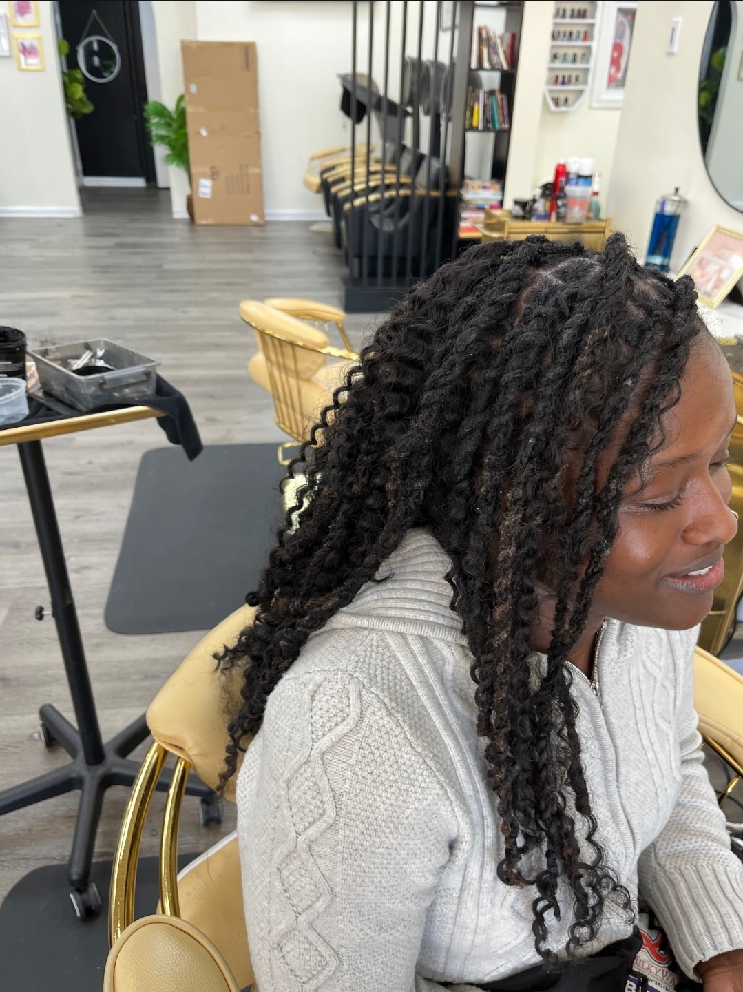 Dreadlock maintenance at Sinkor Hair