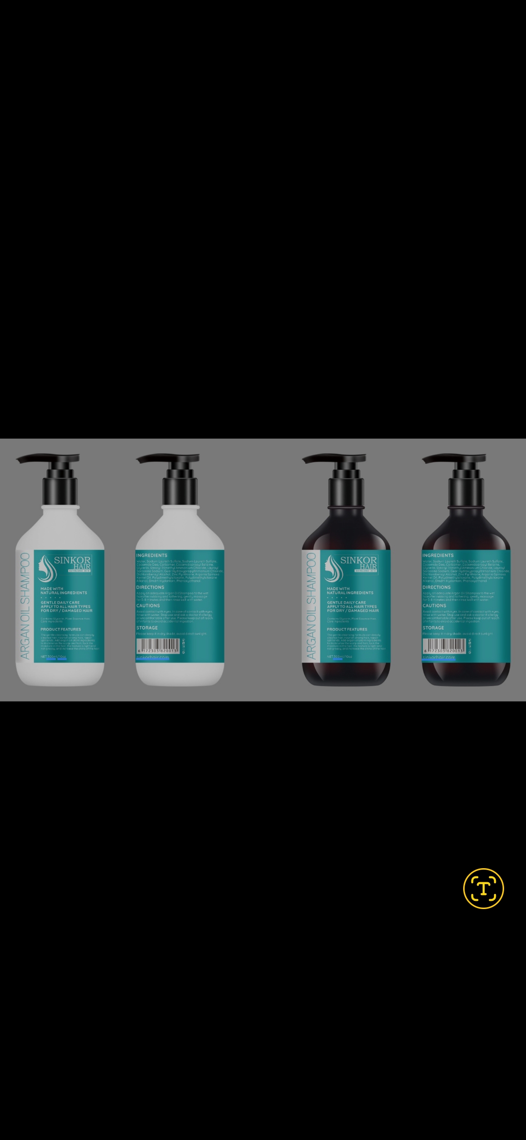 Sinkor Argan Oil Shampoo and Conditioner Set