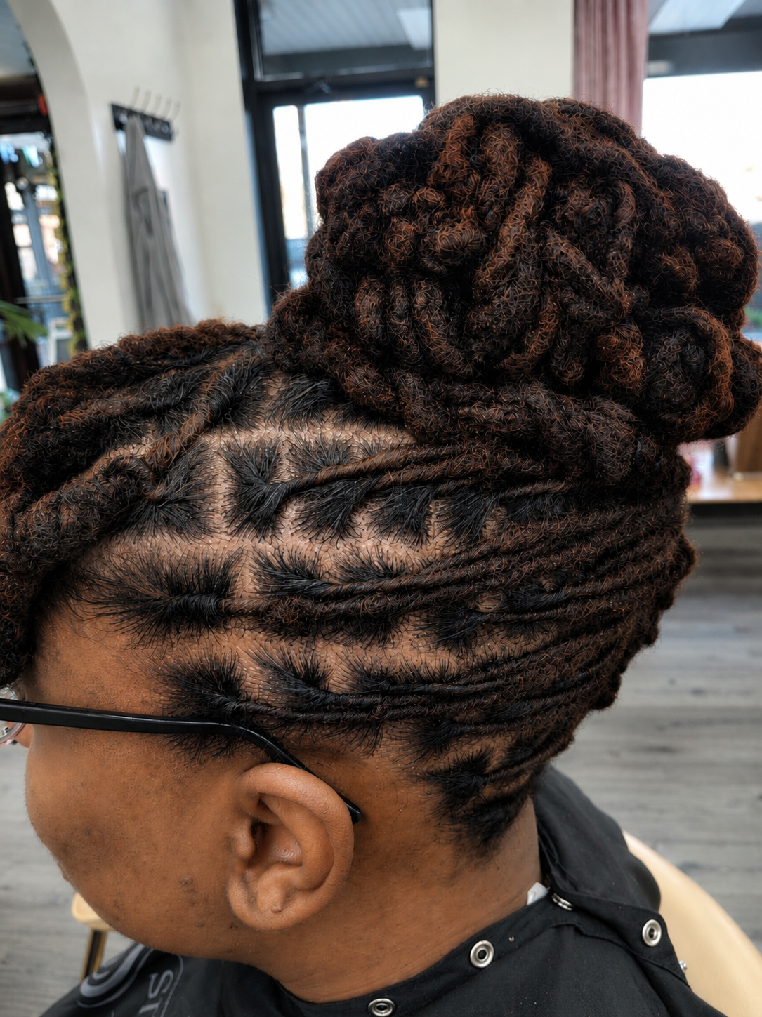 Loc style showcase at Sinkor Hair