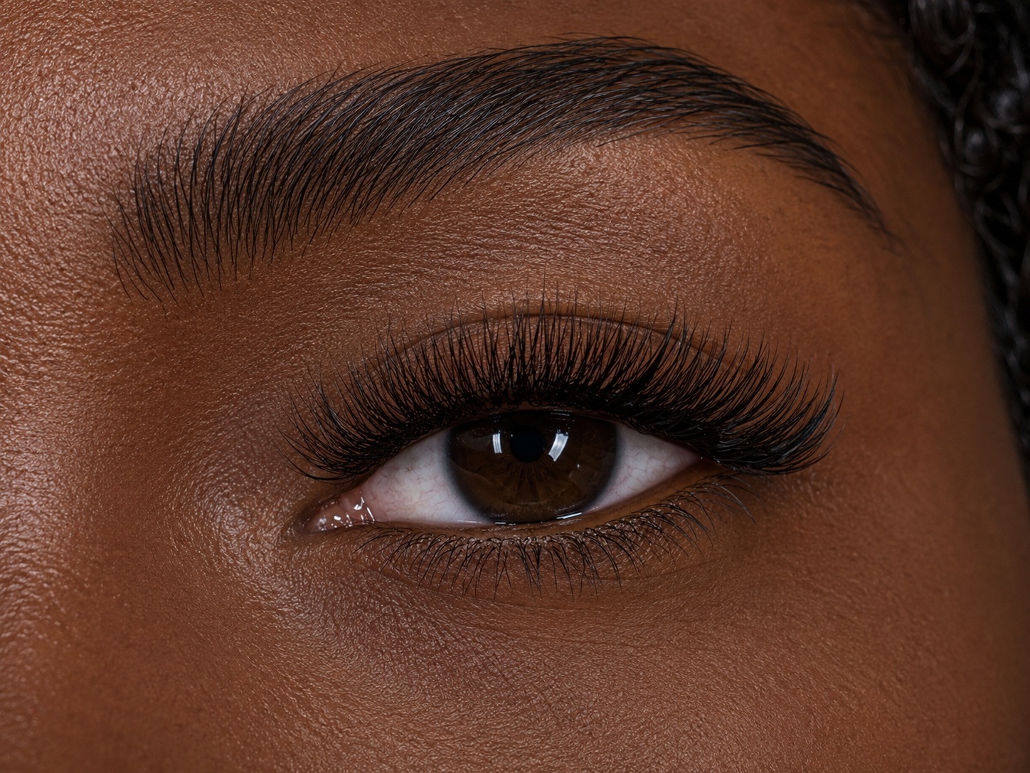 Lash extensions at Sinkor Beauty Salon