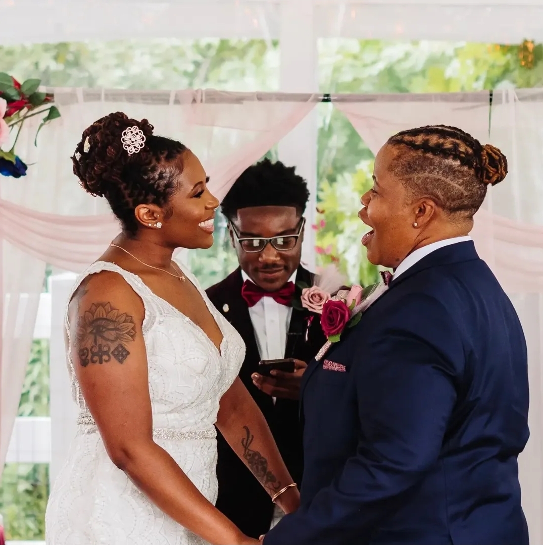 Wedding Hair — Loc Updo and Loc Braids
