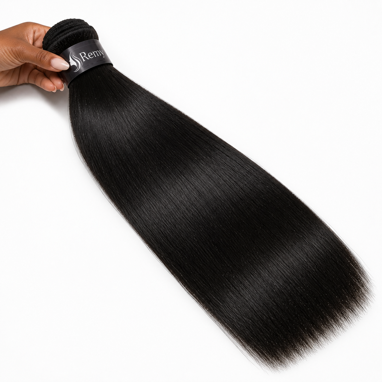 Straight hair bundle product photo