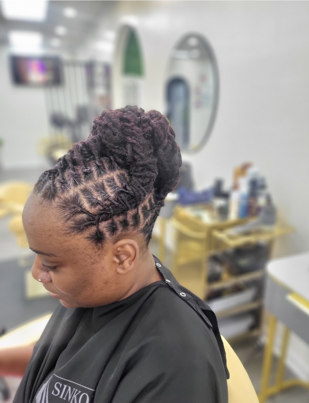 Professional locs at Sinkor Beauty Salon