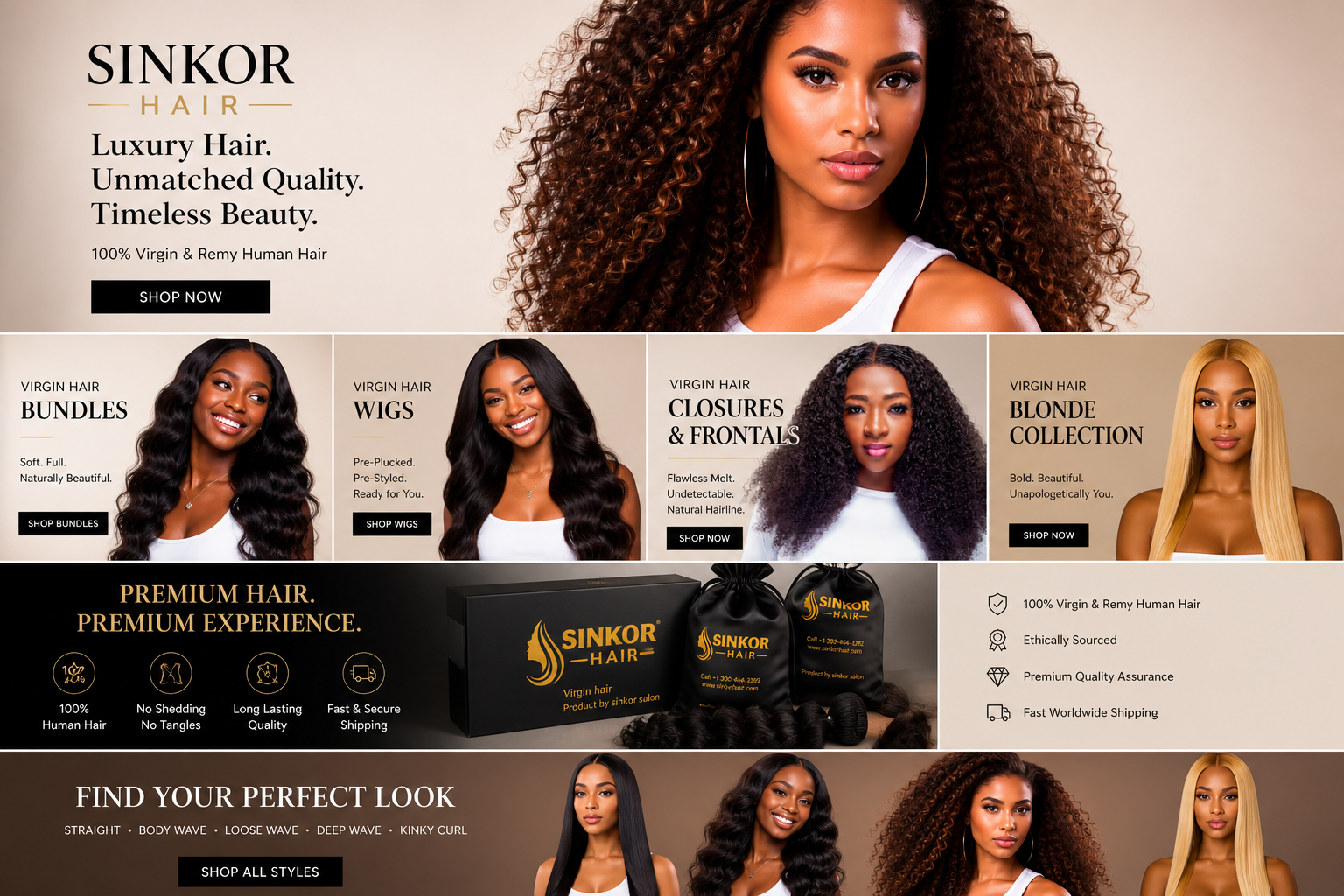 Sinkor Hair — Luxury Hair. Unmatched Quality. Timeless Beauty.