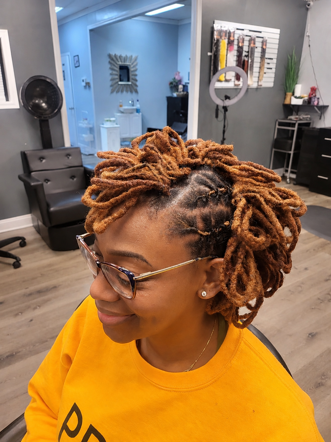 Professional locs at Sinkor Beauty Salon