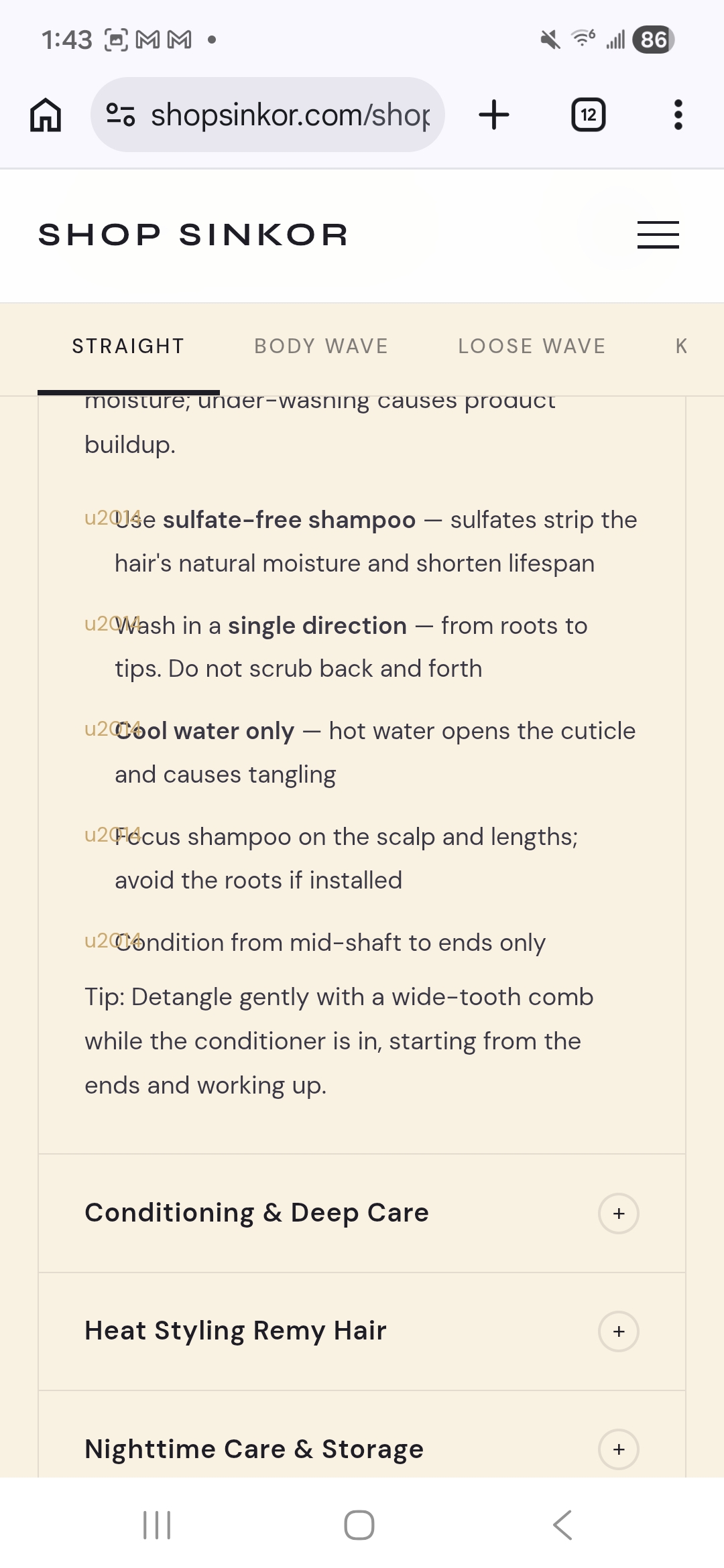 Scalp Therapy Spray by Sinkor Hair