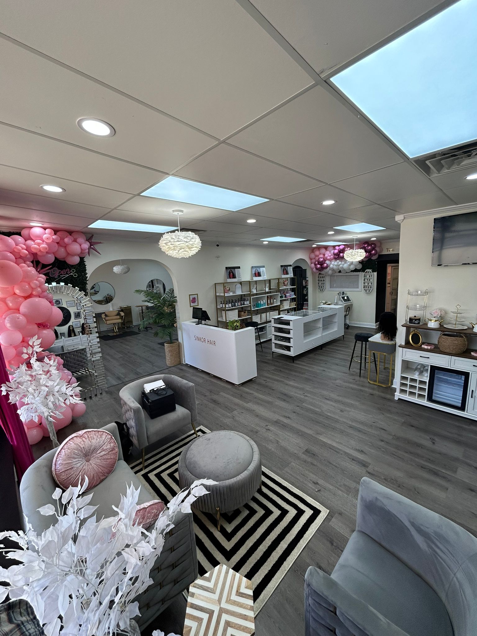 Sinkor retail boutique and product counter