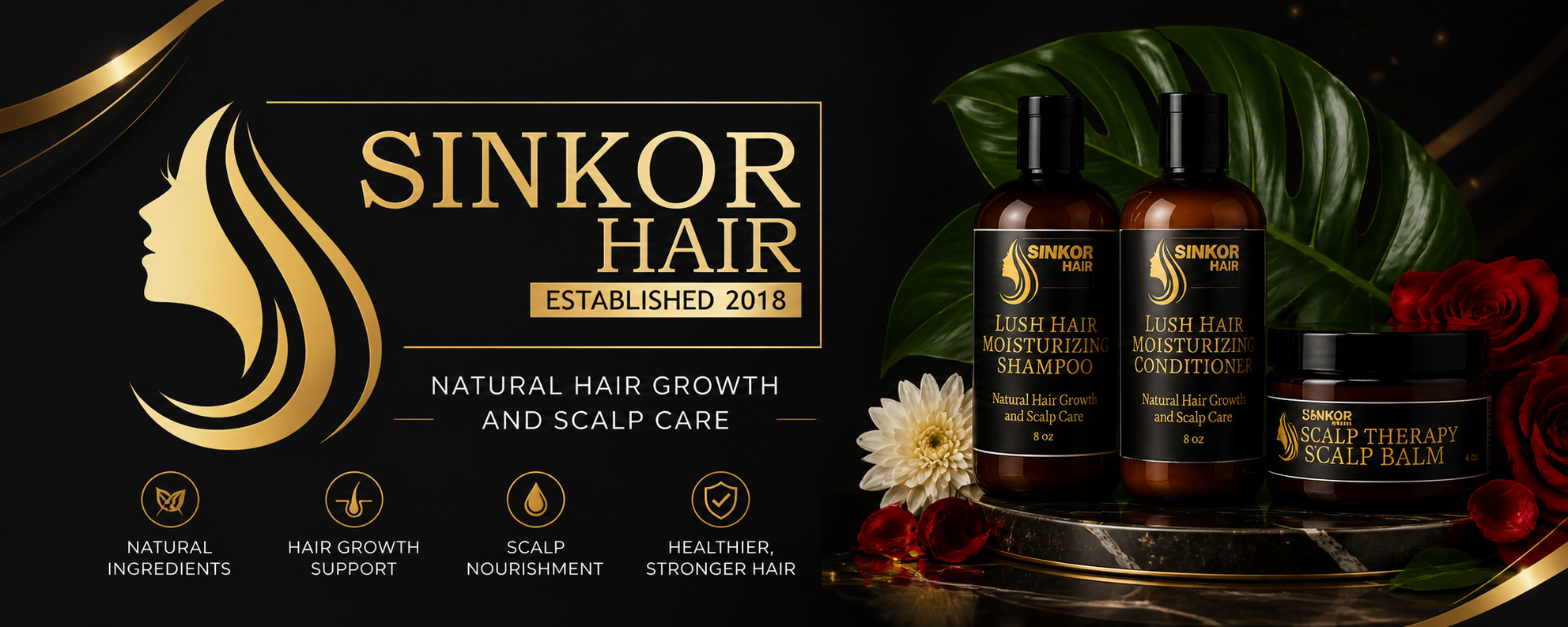 Sinkor Hair Products — Natural Hair Growth and Scalp Care