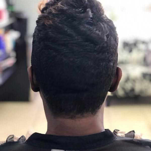 Tapered precision cut at Sinkor Beauty