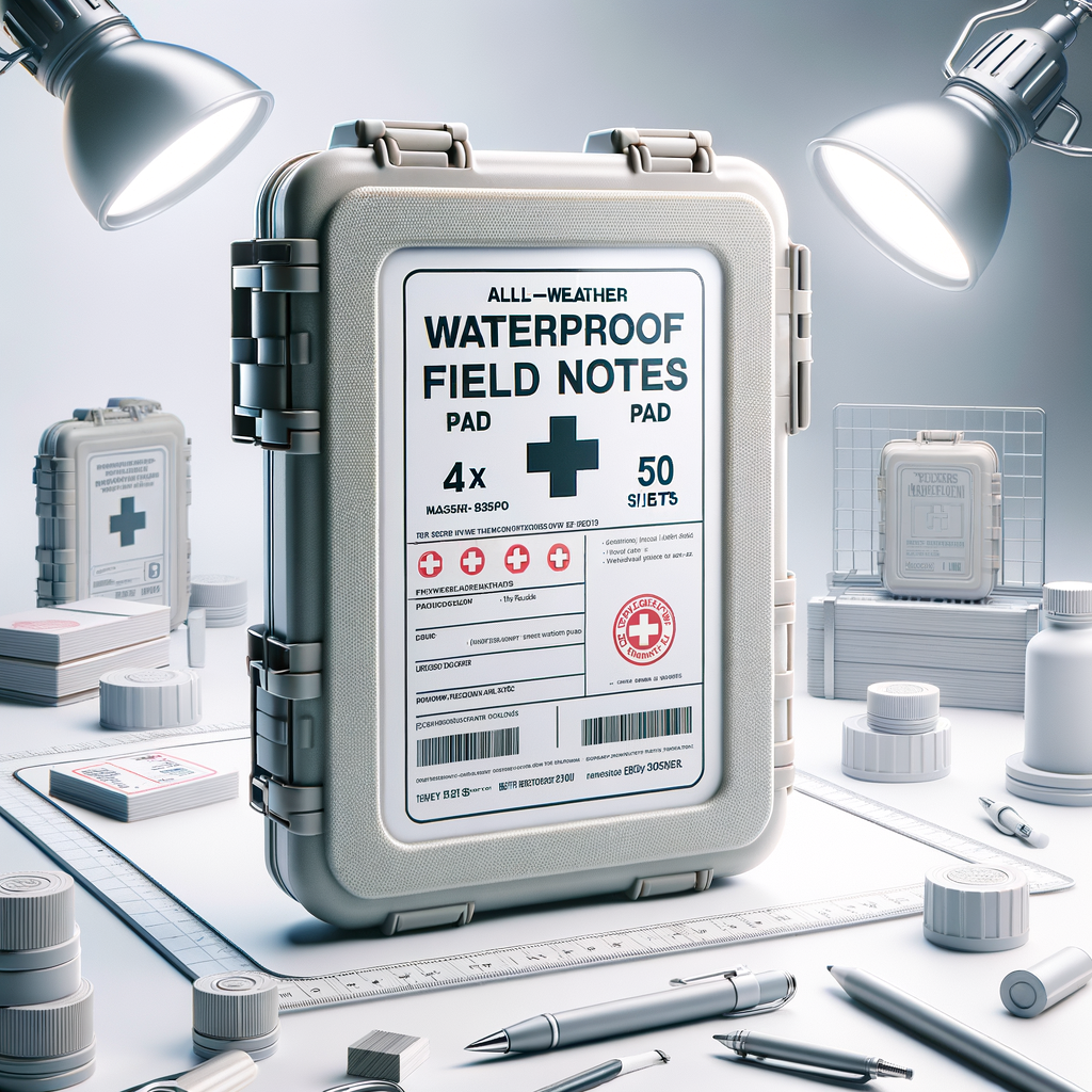 Waterproof All-Weather Field Notes Pad 4x6 50-Sheet — First Aid & Medical emergency preparedness gear