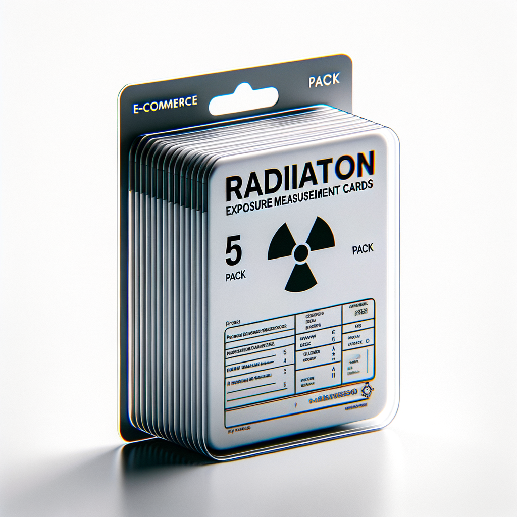 Radiation Dosimeter Card Pack (5-Pack) — CBRN & Radiation Protection emergency preparedness gear