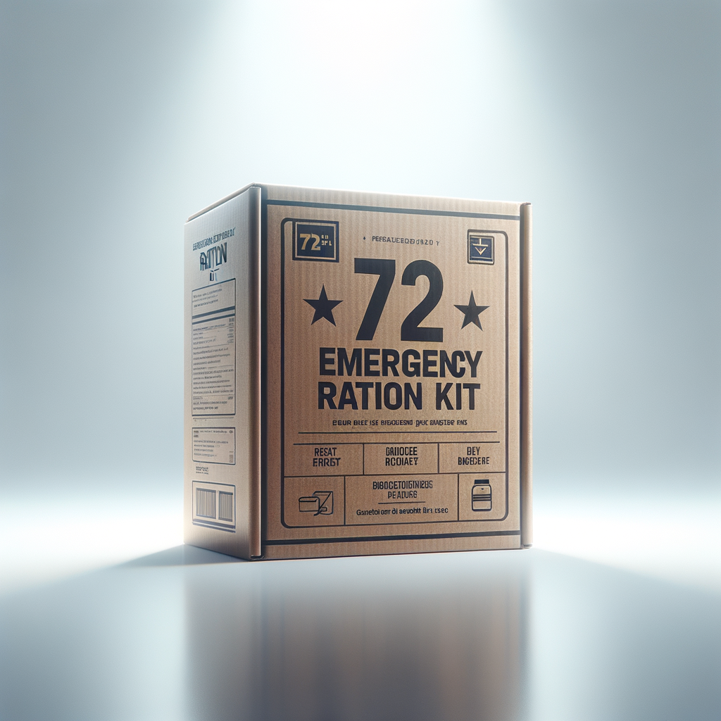 72-Hour Emergency Ration Kit — Food & MREs emergency preparedness gear