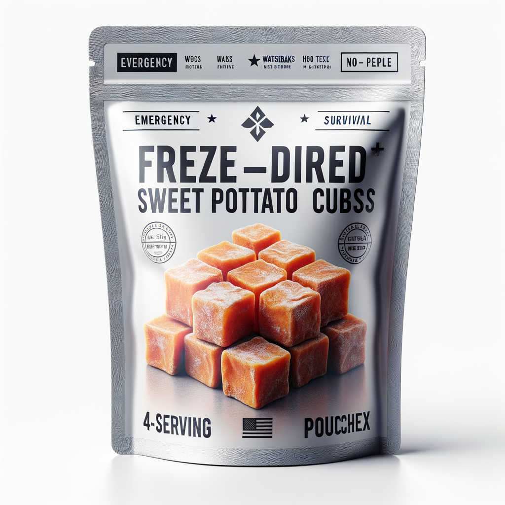 Freeze-Dried Sweet Potato Cubes 4-Serving Pouch — Food & MREs emergency preparedness gear