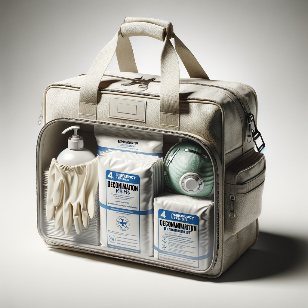 Emergency Decontamination Kit (4-Person) — CBRN & Radiation Protection emergency preparedness gear