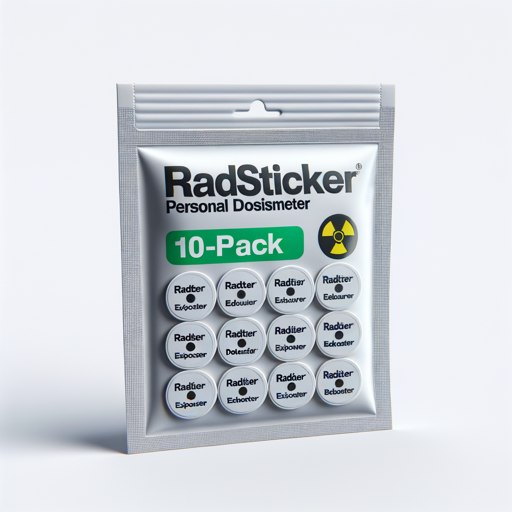 RADSticker Personal Dosimeter (10-Pack) — First Aid & Medical emergency preparedness gear
