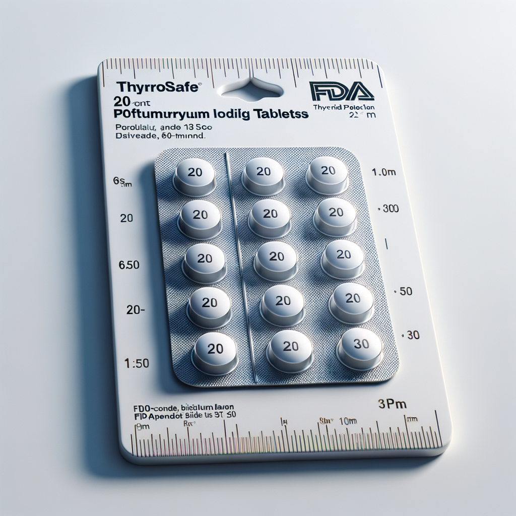 ThyroSafe Potassium Iodide 65mg Tablets (20 Tablets) — CBRN & Radiation Protection emergency preparedness gear