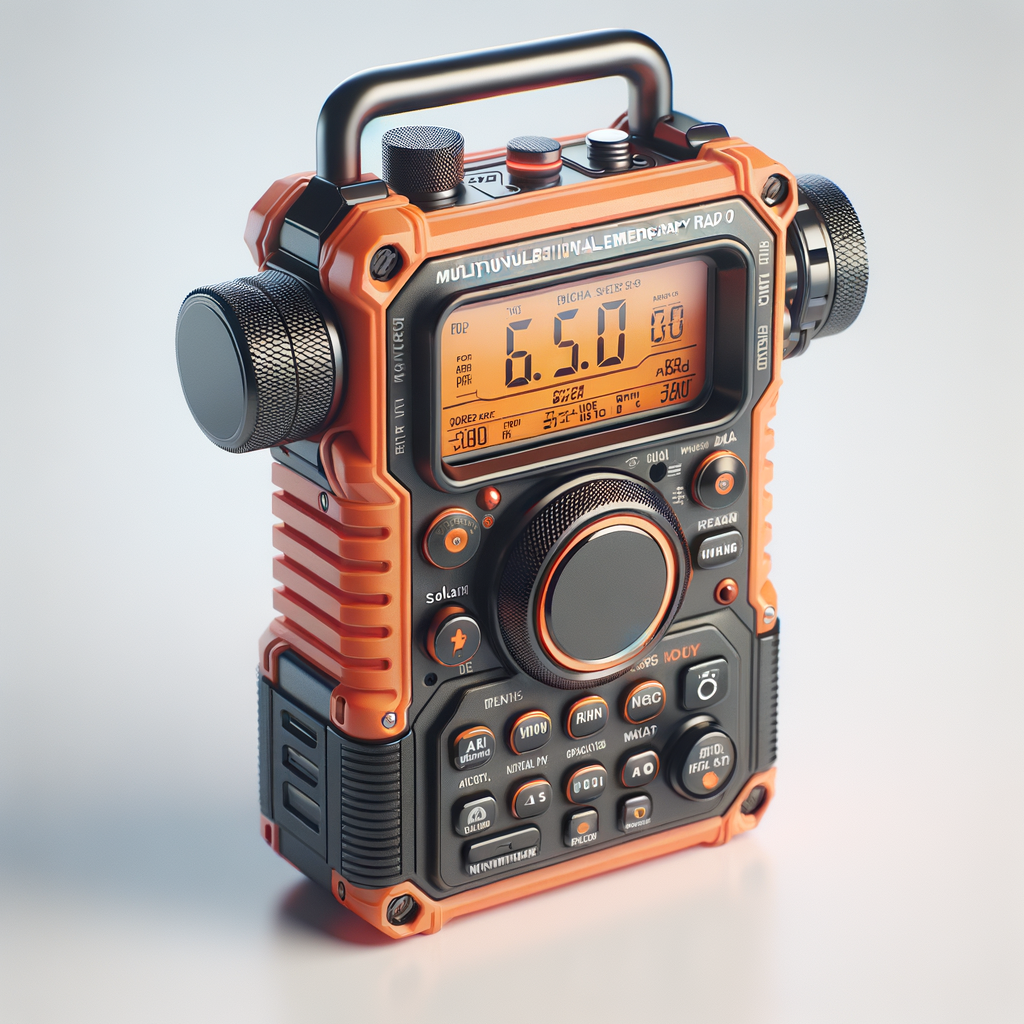 Solar Hand-Crank AM/FM/NOAA Radio — Communications & Navigation emergency preparedness gear