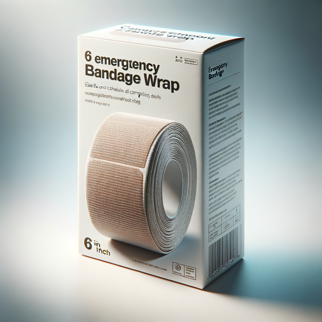 Compression Bandage 6-Inch Emergency Wrap — First Aid & Medical emergency preparedness gear