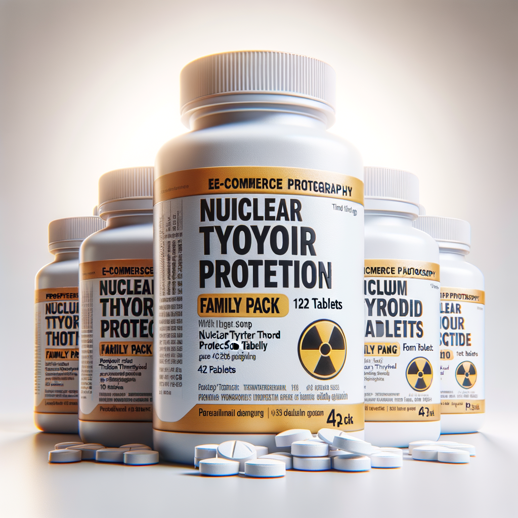 Potassium Iodide 130mg Family Pack (42 Tablets) — CBRN & Radiation Protection emergency preparedness gear