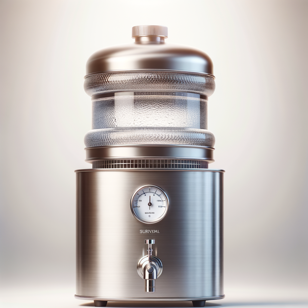 Stainless Steel Countertop Water Distiller — Water Filtration & Purification emergency preparedness gear