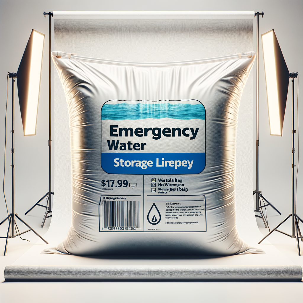 Emergency Bathtub Water Liner — Water Filtration & Purification emergency preparedness gear