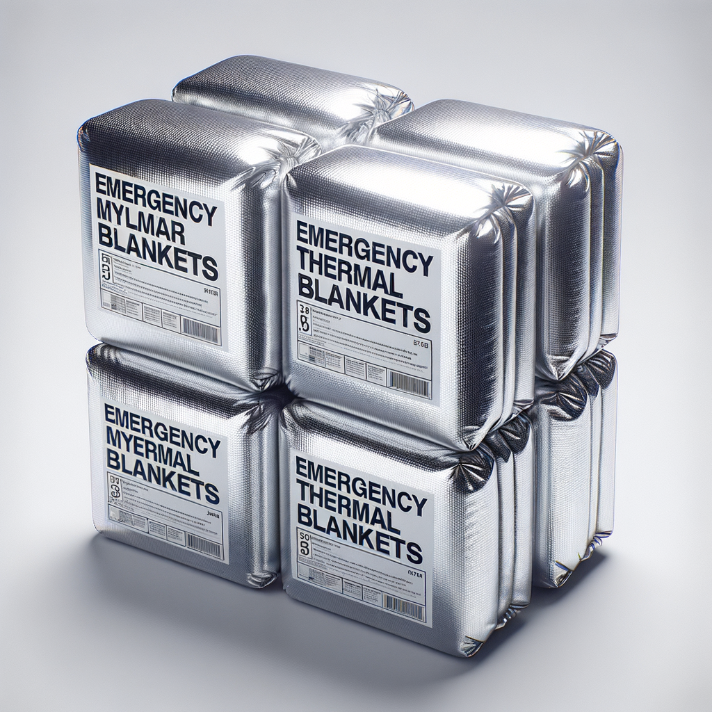 Emergency Mylar Blanket (5-Pack) — Shelter emergency preparedness gear