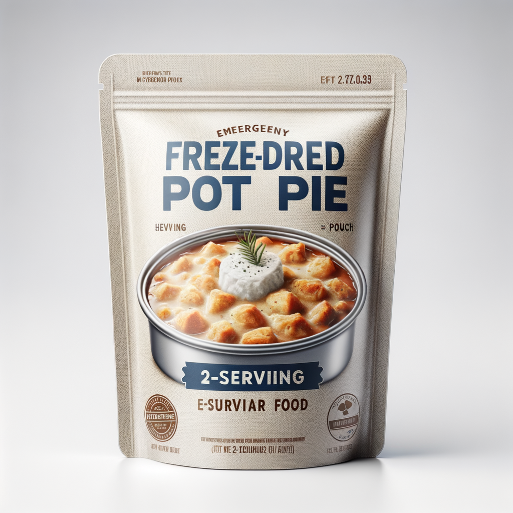 Freeze-Dried Chicken Pot Pie 2-Serving Pouch — Food & MREs emergency preparedness gear