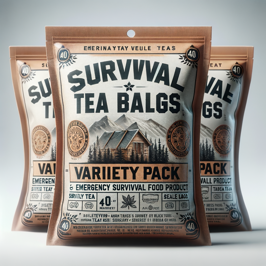 Survival Tea Bags Variety Pack 40-Count — Food & MREs emergency preparedness gear