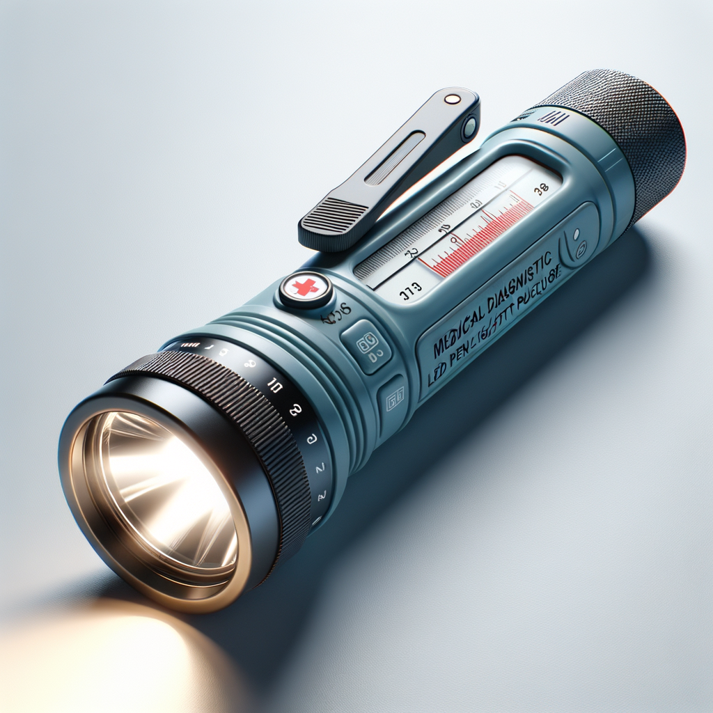 Medical Diagnostic LED Penlight with Pupil Gauge — First Aid & Medical emergency preparedness gear