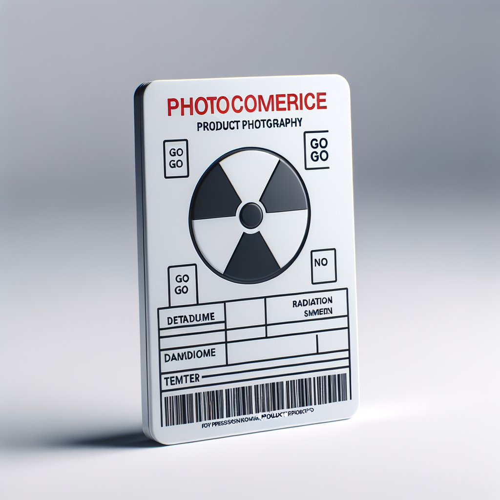 Radiation Detection Test Card (Go/No-Go Indicator) — CBRN & Radiation Protection emergency preparedness gear