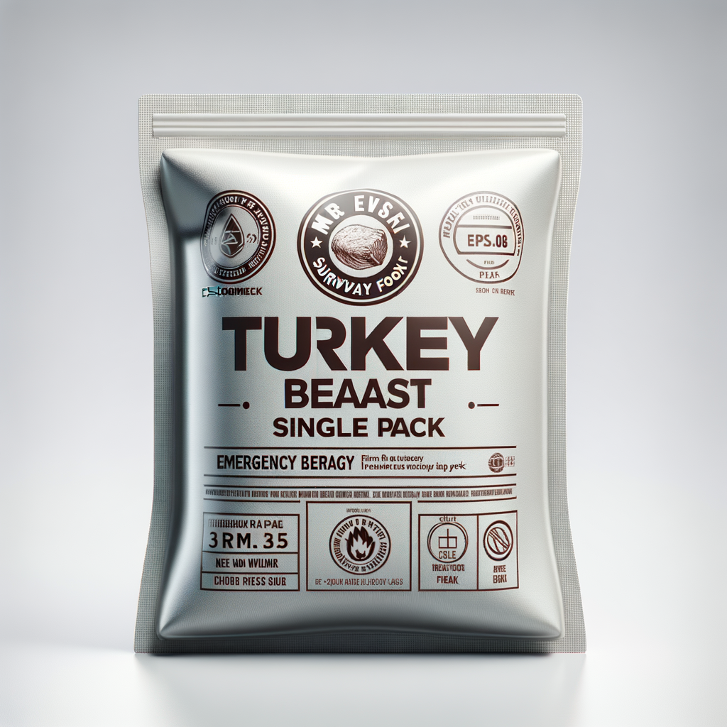 MRE Entrée Turkey Breast Single Pack — Food & MREs emergency preparedness gear