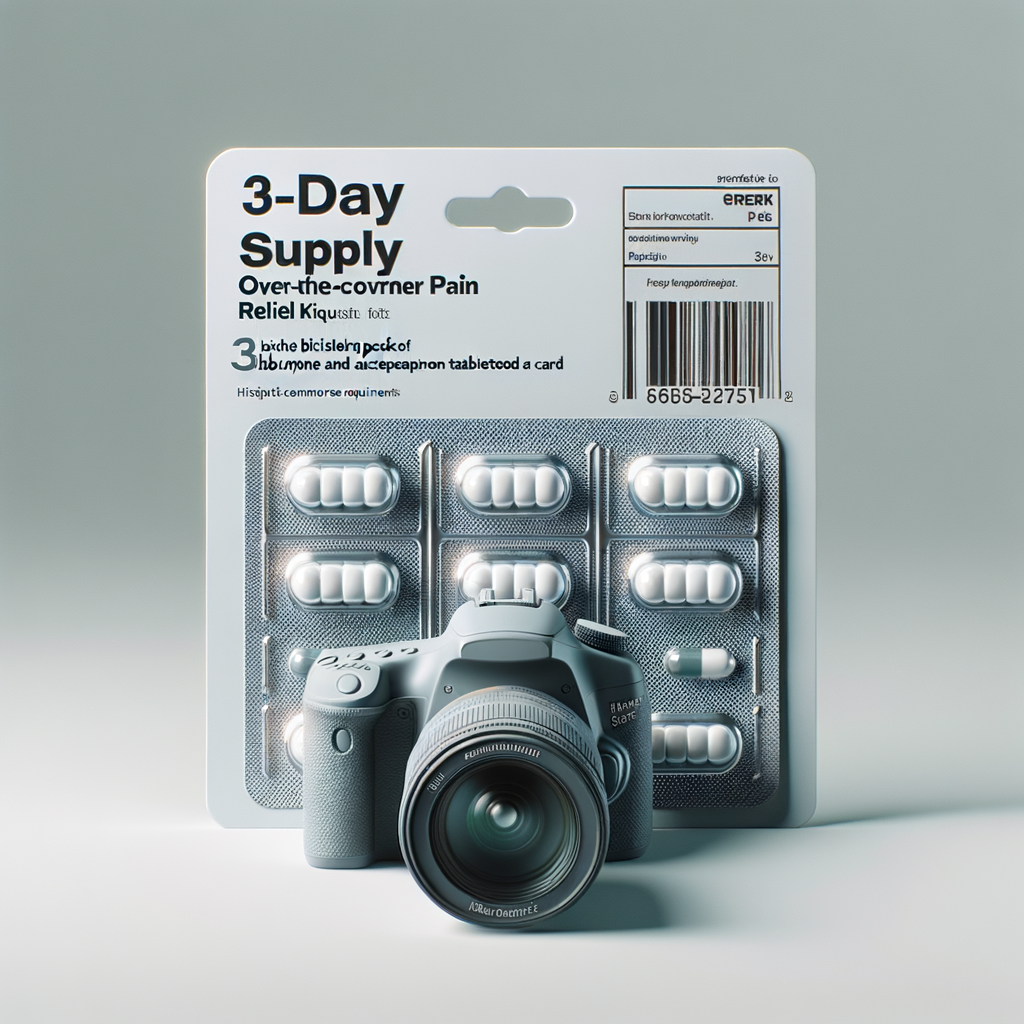 Emergency OTC Pain Relief Kit (3-Day Supply) — First Aid & Medical emergency preparedness gear