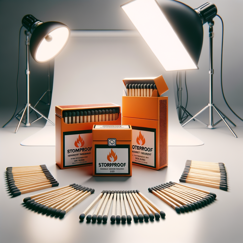Waterproof Storm Matches (2 Boxes) — Fire Starting emergency preparedness gear
