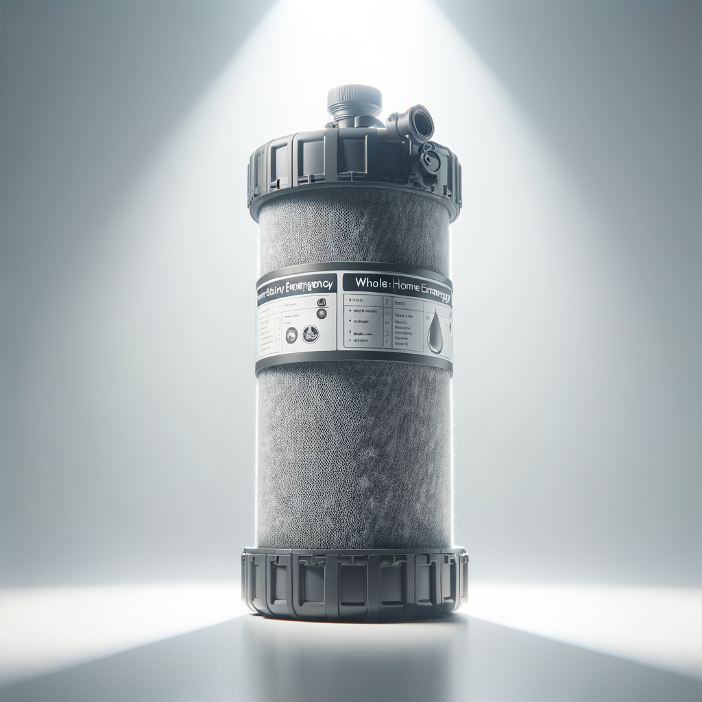Whole-Home Emergency Inline Carbon Block Filter — Water Filtration & Purification emergency preparedness gear