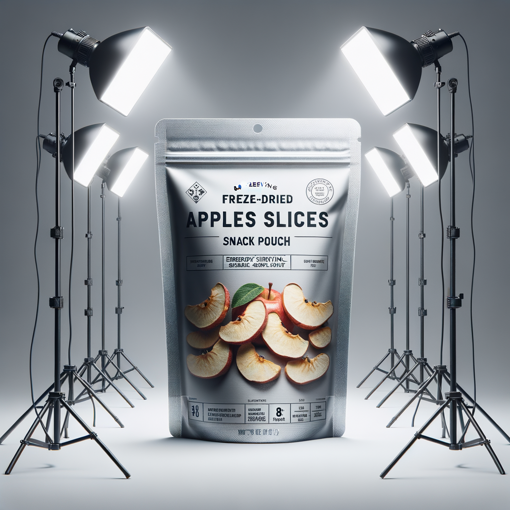 Freeze-Dried Apple Slices Snack Pouch (8-Serving) — Food & MREs emergency preparedness gear