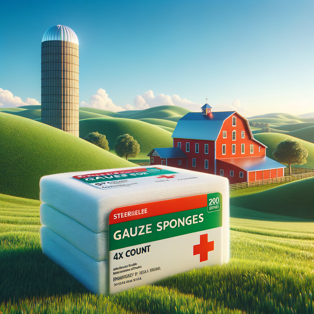 Sterile Gauze Sponges 4x4 (200-Count) — First Aid & Medical emergency preparedness gear