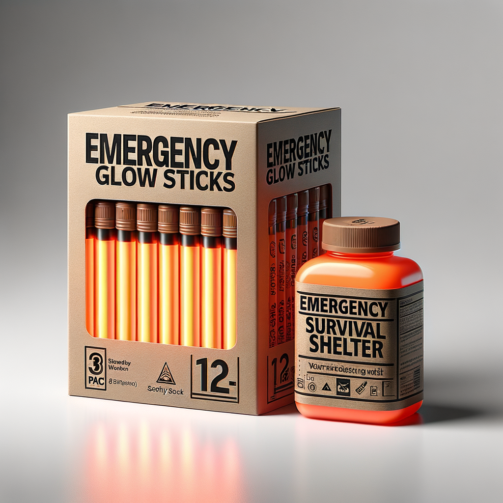 Emergency Glow Sticks (12-Pack) — Shelter emergency preparedness gear